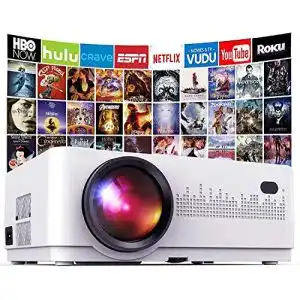 Mini-Beamer DBPOWER Mini Beamer 6000 Lumen, Full HD