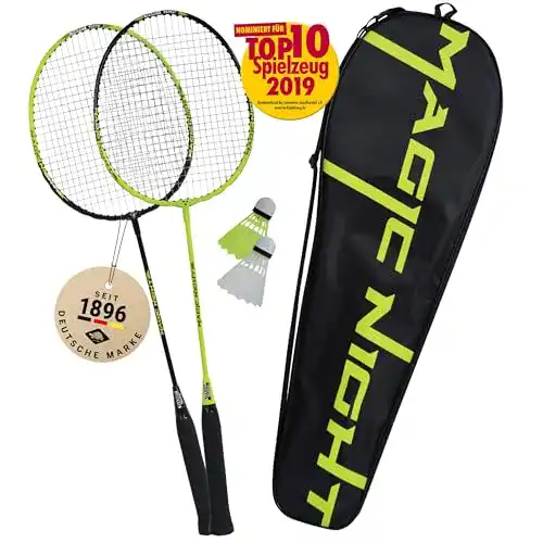 Badminton-Set Talbot Torro Magic Night, 2 Schläger