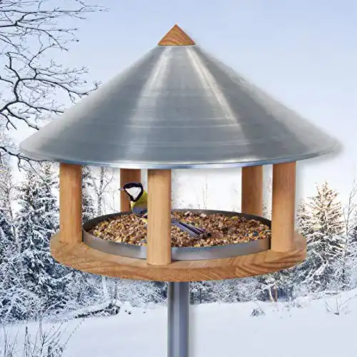 Vogelhaus Holz VOSS.garden Vogelhaus Roskilde mit Ständer
