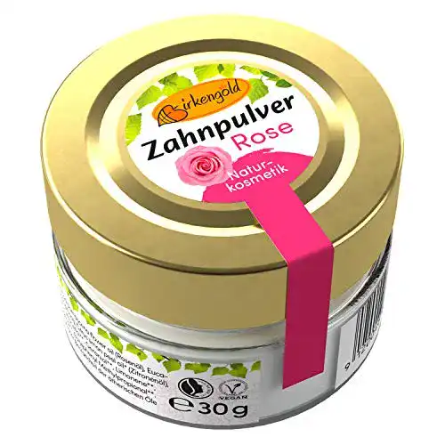 Birkengold-Zahnpulver Birkengold Zahnpulver Rose 30 g Glas