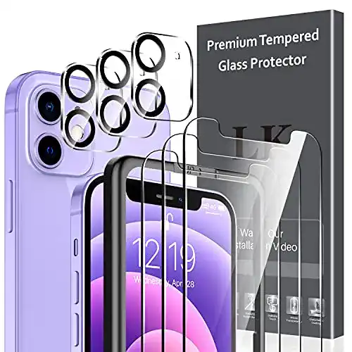 iPhone-12-Mini-Panzerglas LK 6 Stück Schutzfolie