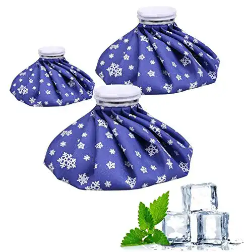 Kühlbeutel BelleStyle Eisbeutel, Packung mit 3 [15cm, 23cm, 28cm]