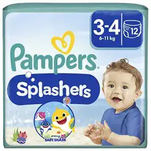 Schwimmwindeln Pampers Baby Windeln Größe 3-4, Splashers