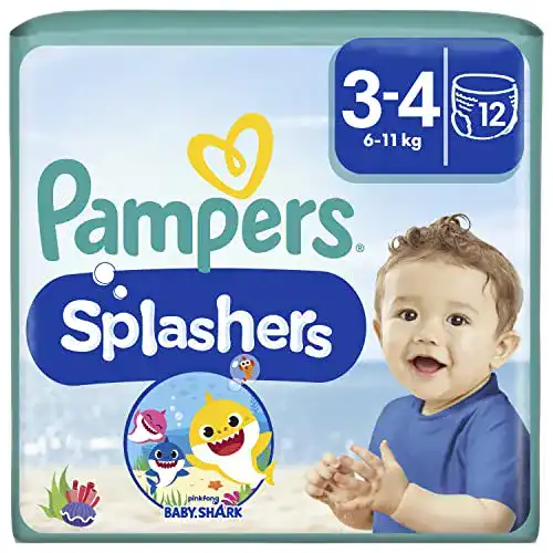 Schwimmwindeln Pampers Baby Windeln Größe 3-4, Splashers
