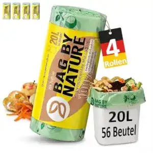 Kompostierbare Müllbeutel BIOvative PRODUCTS 20L mit Griff