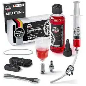 Entlüftungskit Borgen für Shimano inkl. Hydraulik-Mineralöl