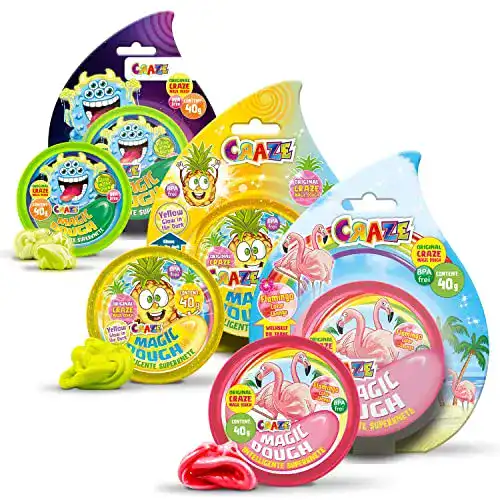Intelligente Knete CRAZE Magic Dough Kinderknete Magisch 3er