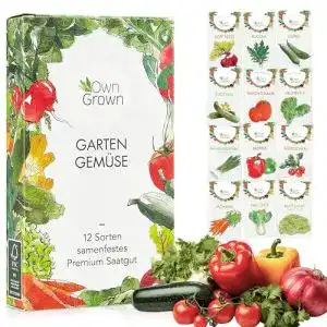 Gemüsesamen OwnGrown Gemüse Samen Set, 12 Sorten