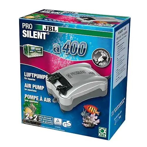 Aquarium-Luftpumpe JBL ProSilent a400, von 200-600 L
