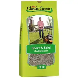Rasensamen Classic Green Rasensaat Sport u. Spiel Rasensaat 10kg