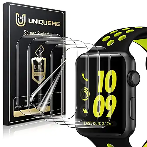 Apple-Watch-Schutzfolie UniqueMe 5 Stück Schutzfolie, 40/41mm