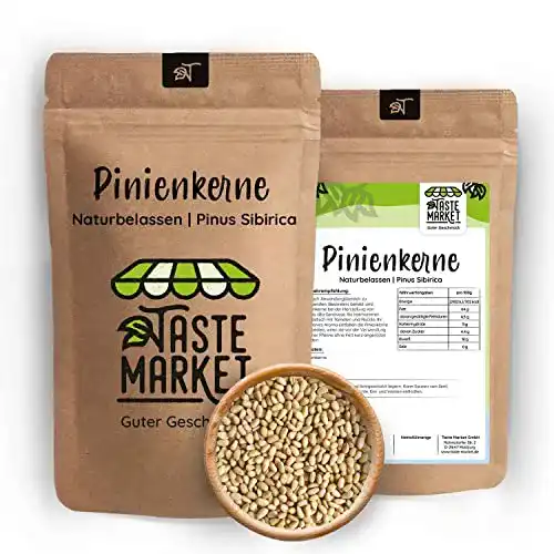 Pinienkerne justaste GmbH 1 kg | unbehandelt u. naturbelassen
