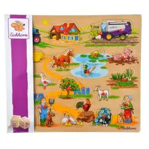 Steckpuzzle Eichhorn 100005454 – Plug-In-Puzzle 40x35cm