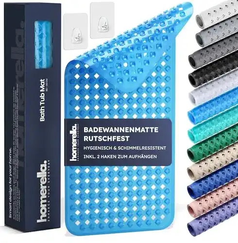 Die beste Badewannenmatte Homerella rutschfest Hautsensitiv 88x39cm 2026 Test Bestseller Badewannenmatte Homerella rutschfest Hautsensitiv 88x39cm