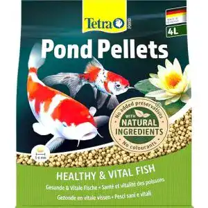Teichfutter Tetra Pond Pellets, Hauptfutter, 4 L Beutel