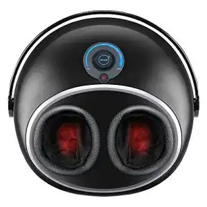 Fußwärmer Snailax Shiatsu Fußmassagegerät mit Wärme, elektrisch