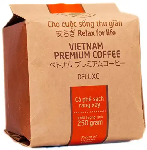 Vietnamesischer Kaffee VietBeans Hello5 Deluxe gemahlen