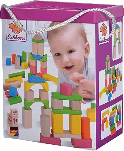 Die beste Bauklötze Eichhorn 100088021 60 bunte und naturfarbene Holz 2026 Test Bestseller Bauklötze Eichhorn 100088021 60 bunte und naturfarbene Holz