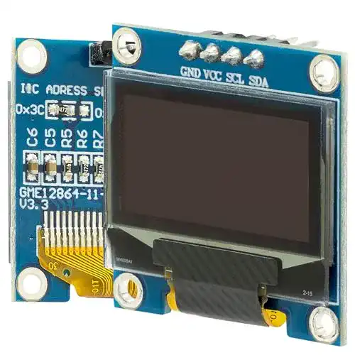 Arduino-LCD AZDelivery 0,96 Zoll OLED Display I2C SSD1306 Chip