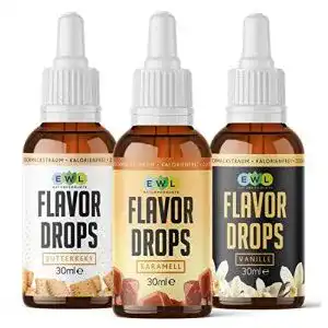 Aromatropfen EWL Naturprodukte Flavour Drops – Set 3x30ml