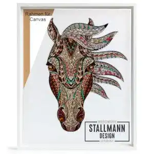 Schattenfugenrahmen Stallmann Design 50×70 cm weiß