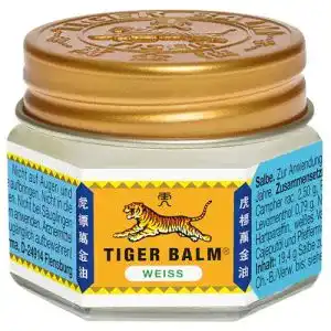 Erkältungssalbe Tiger Balm WEISS mit ätherischen Ölen, 19,4 g