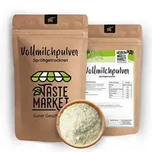 Vollmilchpulver justaste GmbH 5 kg | 26% Fett | Trockenmilch