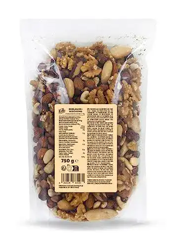 Nussmischung KoRo, 1 kg, 100 % Natur Ungesalzene Edel Nüsse