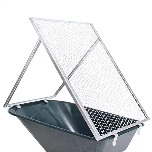 Durchwurfsieb TRUTZHOLM ® Schubkarren Gartensieb (100x60cm)