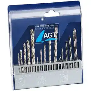 Bohrer-Set AGT Betonbohrer: 15-tlg. mit HSS-Metallbohrer