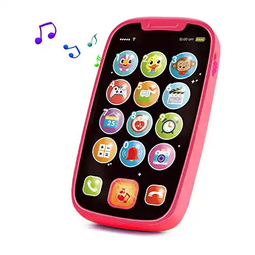 Spielzeug-Telefon Yerloa Baby Telefon Musikspielzeug