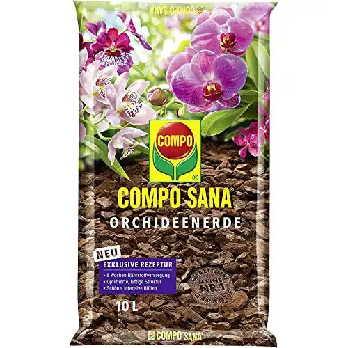 Compo-Erde Compo SANA Orchideenerde mit 8 Wochen Dünger für alle