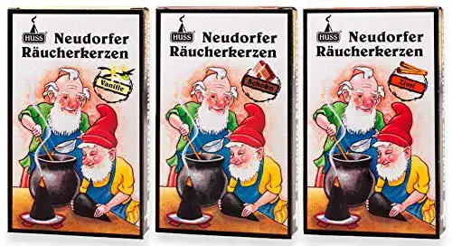 Die beste Räucherkerzen Huss, Neudorfer 3er Set, Schokolade, Zimt, Vanille 2026 Test Bestseller Räucherkerzen Huss, Neudorfer 3er Set, Schokolade, Zimt, Vanille