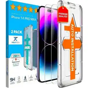 iPhone-14-Pro-Max-Panzerglas XeloTech Schutzglas für iPhone 14 PRO
