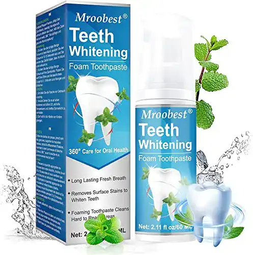 Die beste Whitening-Zahnpasta Mroobest Brightify Foam Toothpaste 2026 Test Bestseller Whitening-Zahnpasta Mroobest Brightify Foam Toothpaste