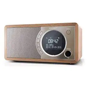 Radiowecker Holz SHARP DR-450 (BR) DAB+ Digital-Radio
