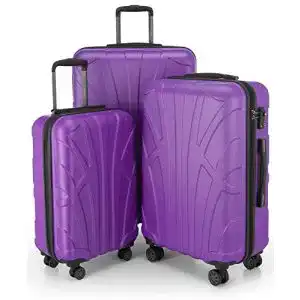 Kofferset SUITLINE 3er Koffer-Set Trolley-Set Rollkoffer Hartschalen