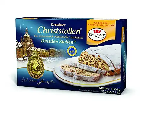 Christstollen Dr. Quendt Dresdner, 1er Pack (1 x 1 kg)