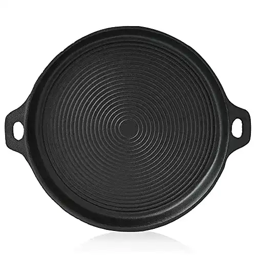Plancha-Grillplatte BBQ-Toro Gusseisen Plancha Ø 35 cm