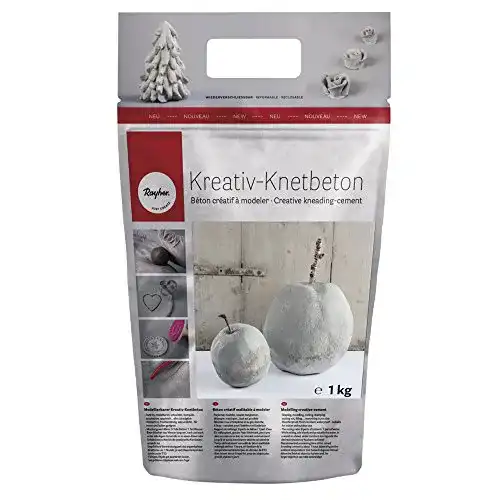 Knetbeton Rayher Kreativ, 1kg im handlichen Beutel