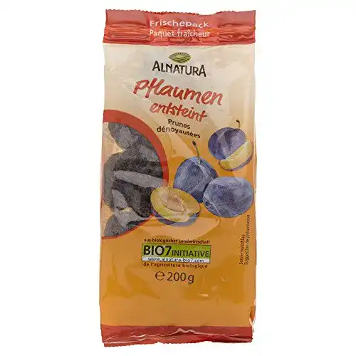 Trockenpflaumen Alnatura Bio Pflaumen, entsteint, 200g