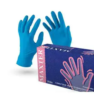 Einmalhandschuhe (blau) VENSALUD Nitrilhandschuhe Puderfrei Box