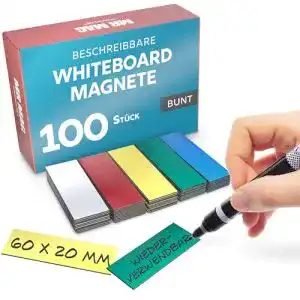Magnetschilder MrMag ® Whiteboard Magnete, bunt