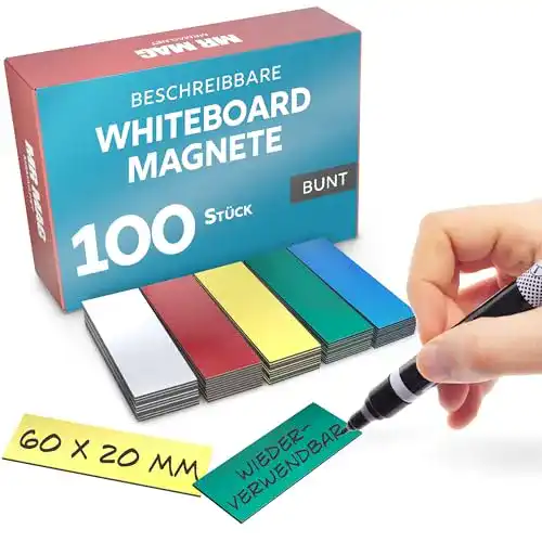 Magnetschilder MrMag ® Whiteboard Magnete, bunt