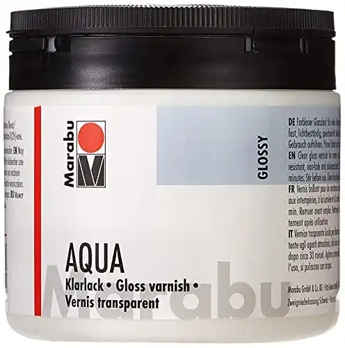 Klarlack Marabu 11350075000 Farbloser aqua, transparent 500 ml