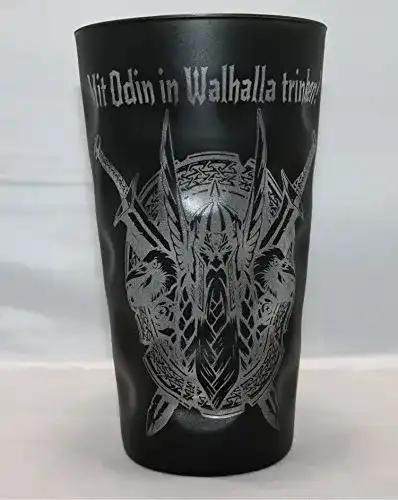 Dubbeglas Pfälzisch.com mit großer Odin Gravur