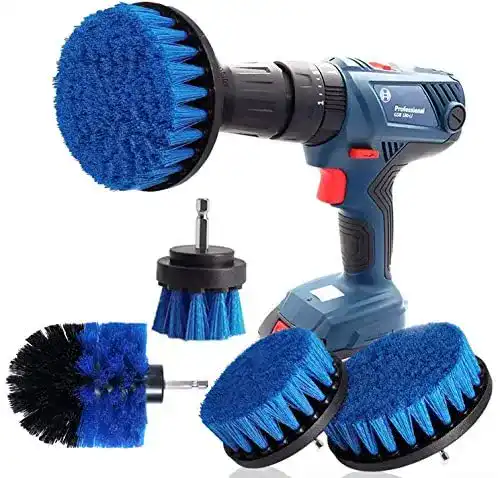 Bürstenaufsatz Akkuschrauber Kuyang 4PCS Blau