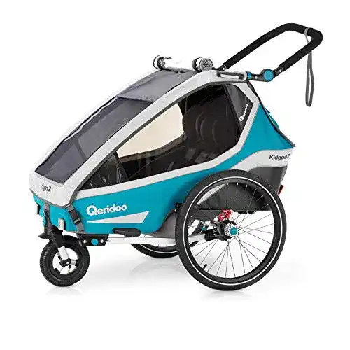 Fahrradanhänger Qeridoo Kidgoo2 (2020/2021) Kinder, 2 Kinder