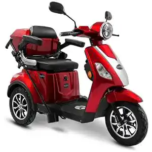 Elektromobil Rolektro E-Trike 15 V.3 Rot Lithium Akku – 3-Rad