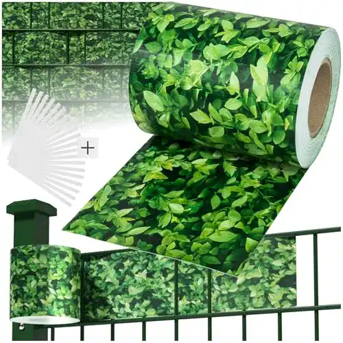 Sichtschutzstreifen TecTake PVC, inkl. Befestigungsclips